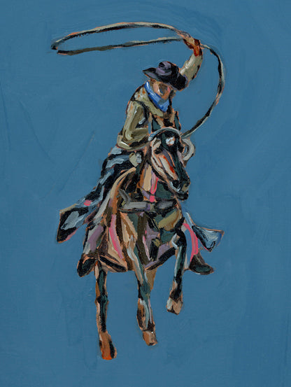 "Rodeo Roper" on canvas
