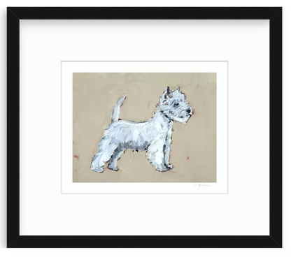 "Westie" on paper