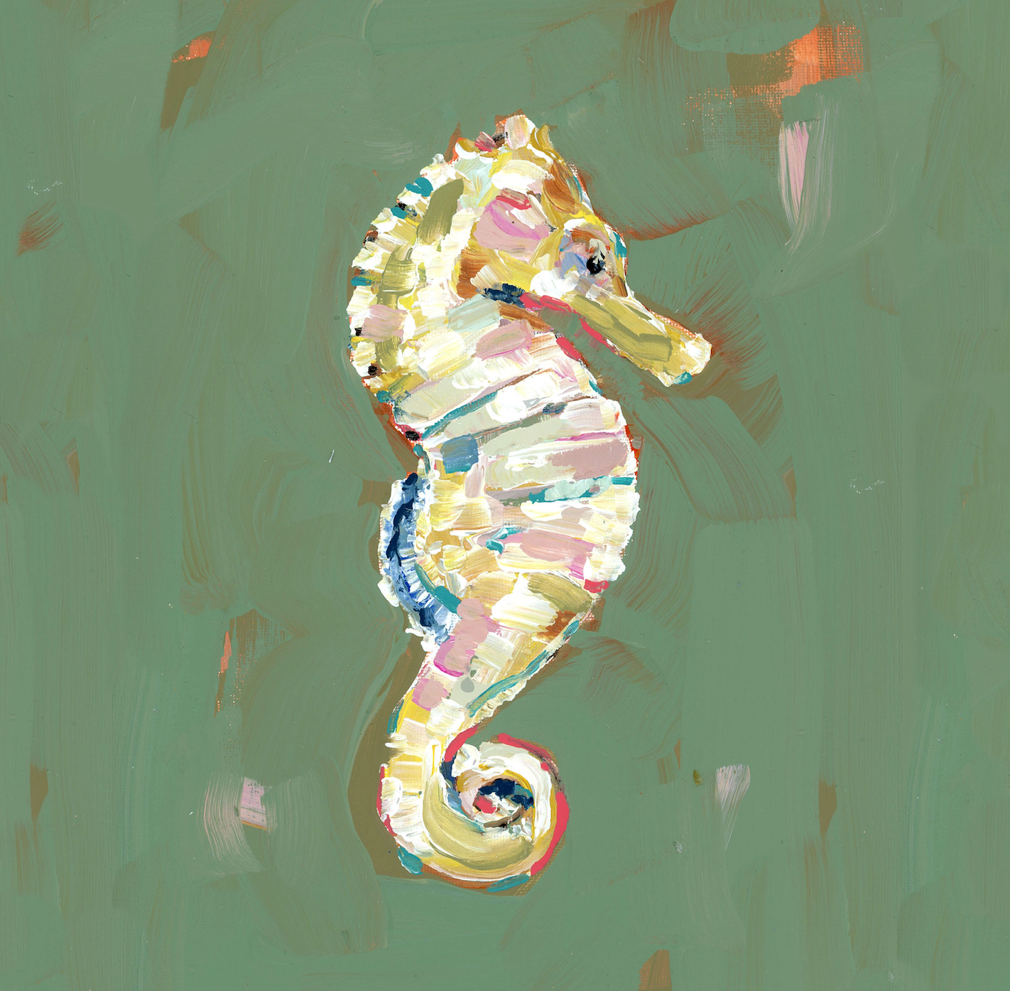"Seahorse" canvas WHOLESALE