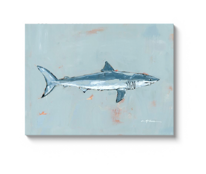 Shark on canvas