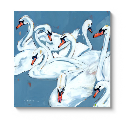 "Swan Lake" canvas