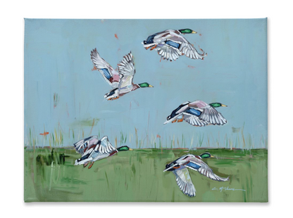 "Marsh Migration" on canvas