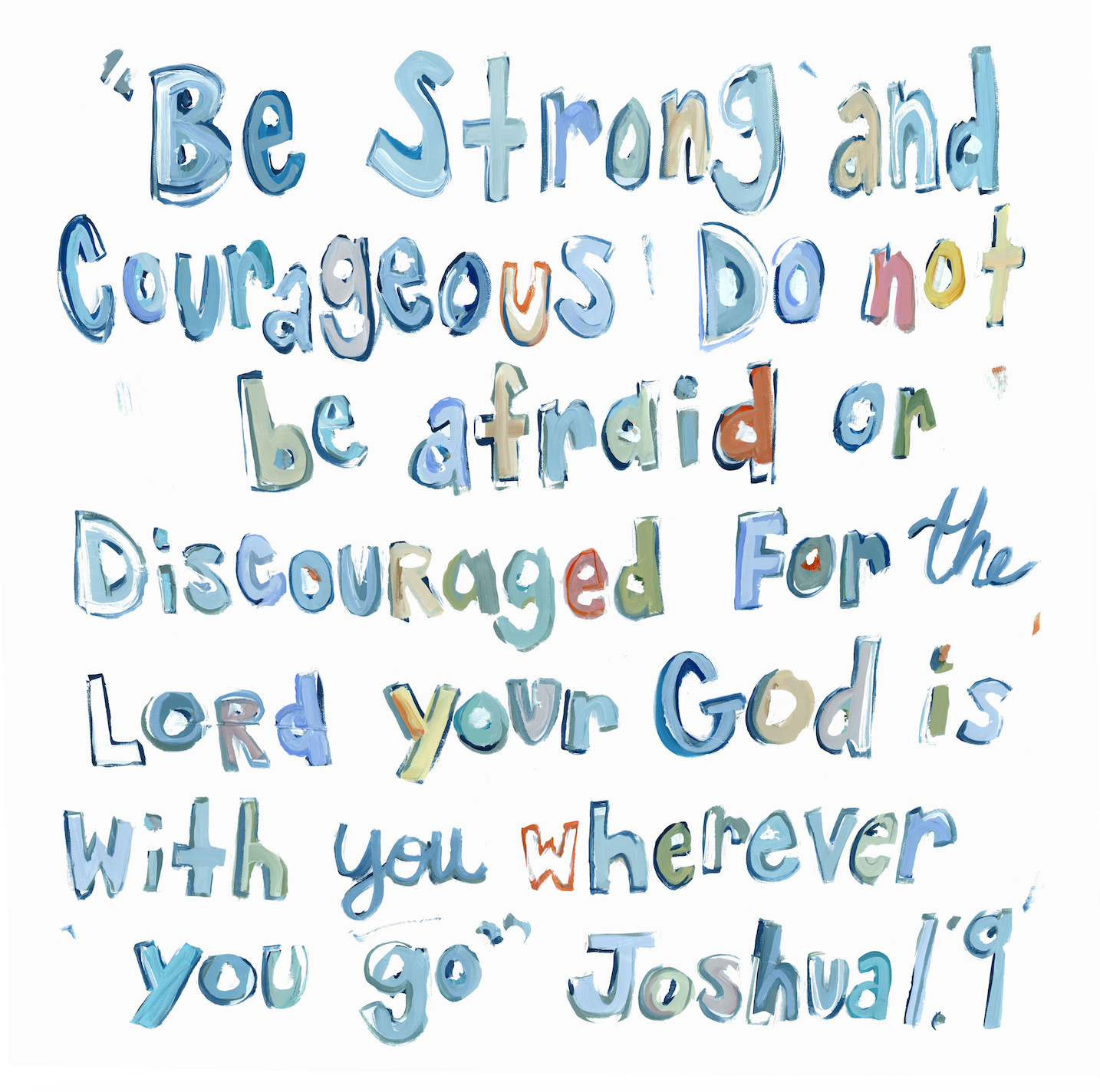 "Joshua 1:9" on paper WHOLESALE