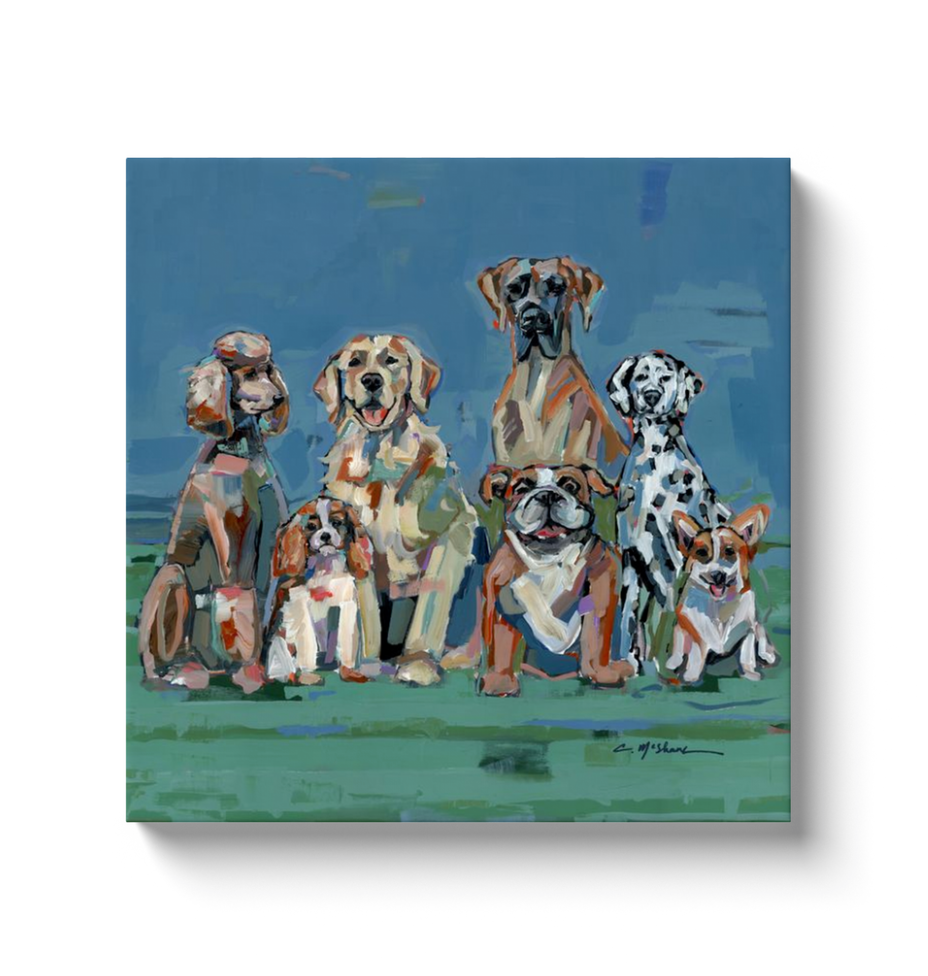 "Unleashed" on canvas