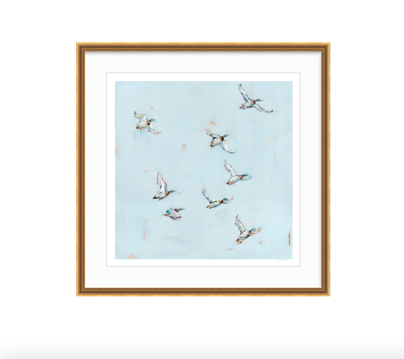 "Free Flying" on paper