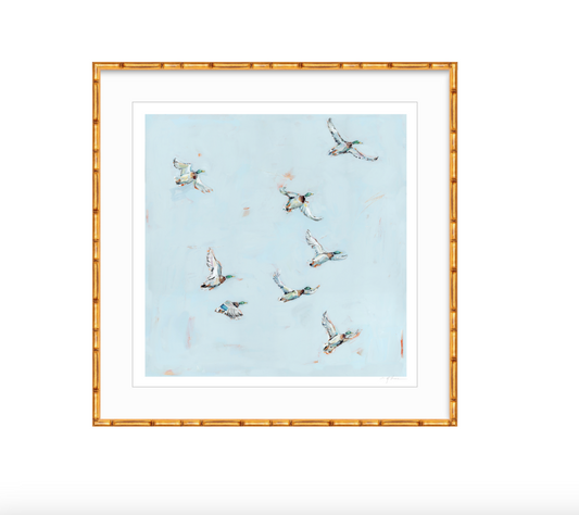 "Free Flying" on paper