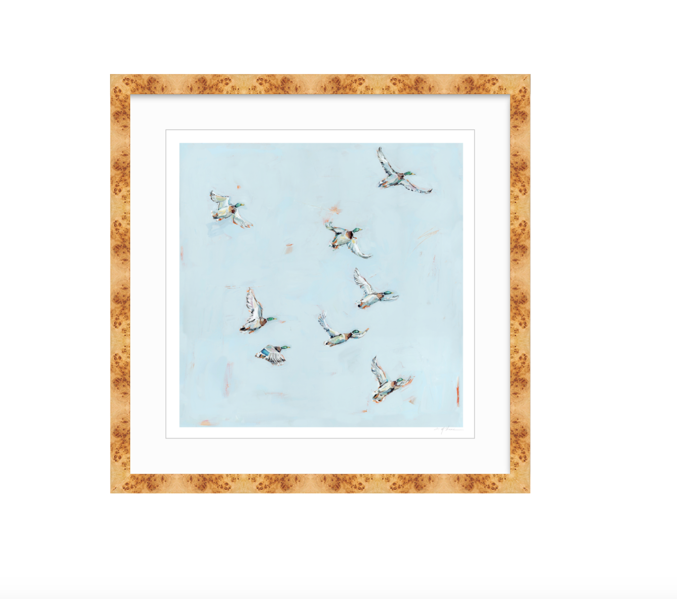 "Free Flying" on paper