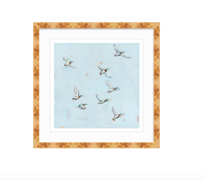 "Free Flying" on paper