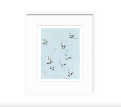 "Free Flying" on paper