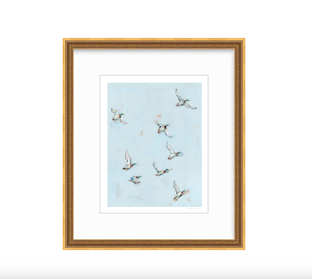 "Free Flying" on paper