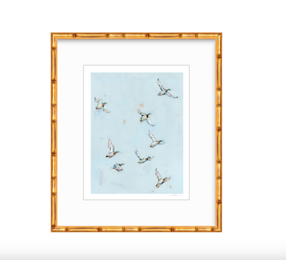"Free Flying" on paper