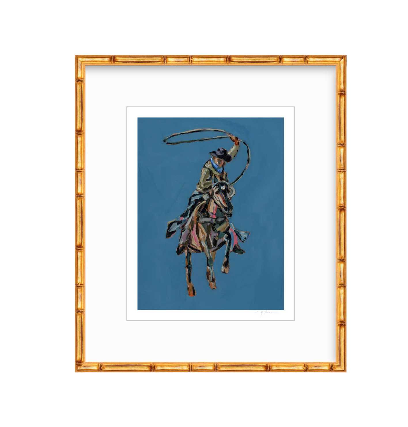 "Rodeo Roper" on paper