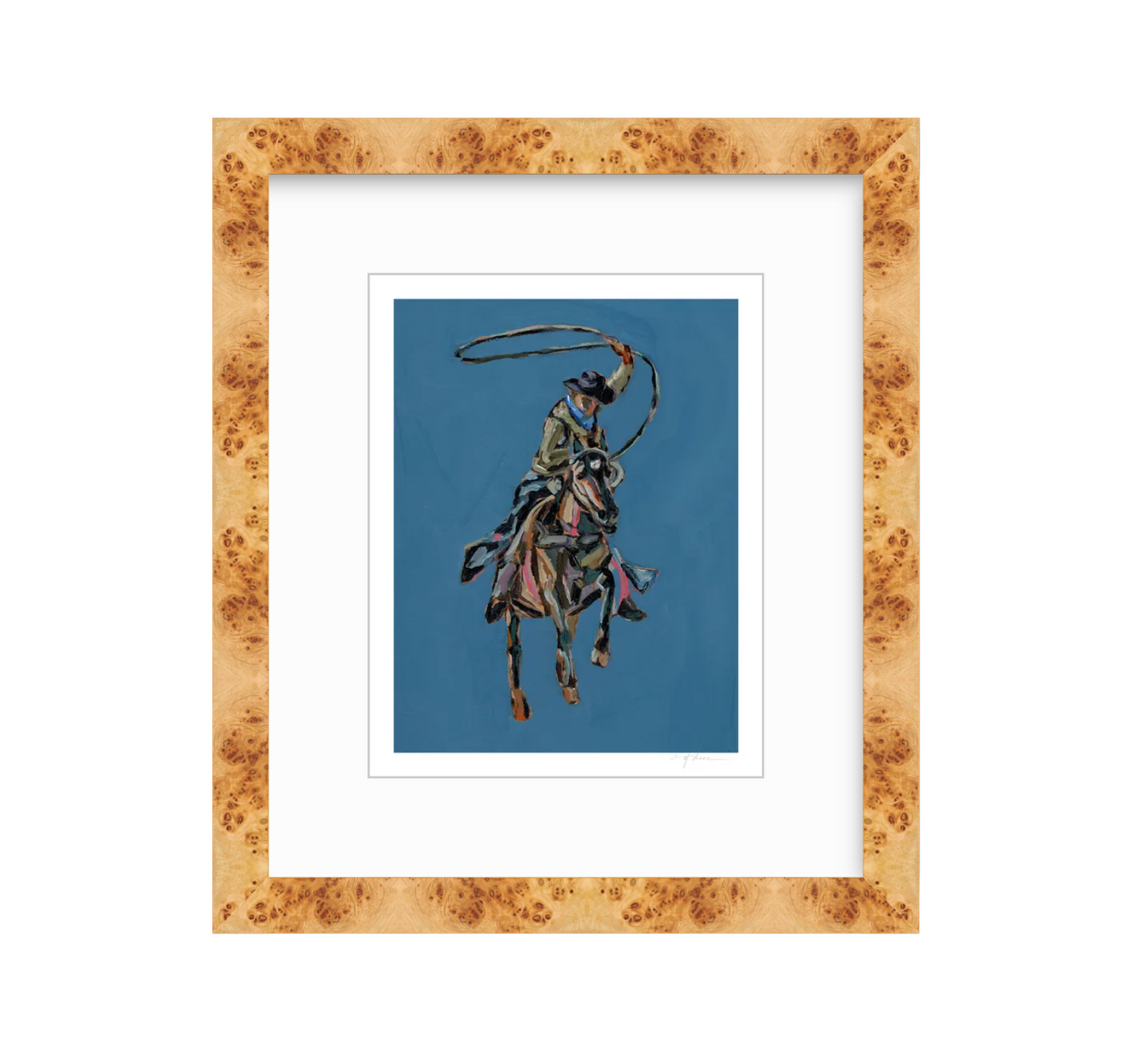 "Rodeo Roper" on paper