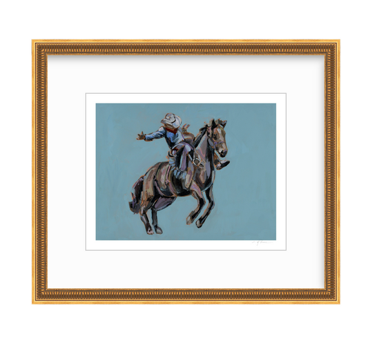 "Rodeo Cowboy" on paper