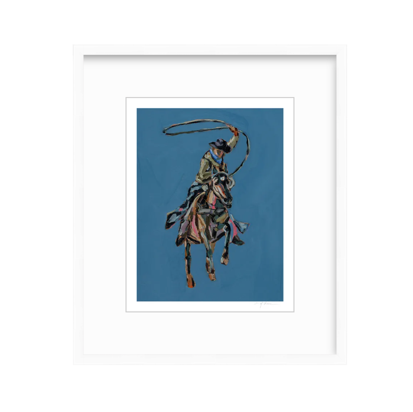 "Rodeo Roper" on paper