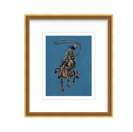 "Rodeo Roper" on paper