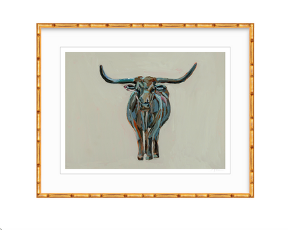True Grit Longhorn Fine Art Print