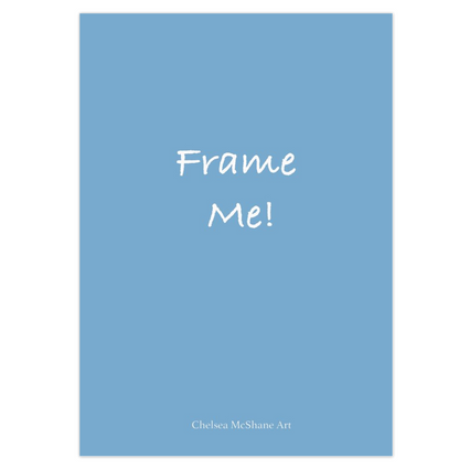 "Ram" framable card