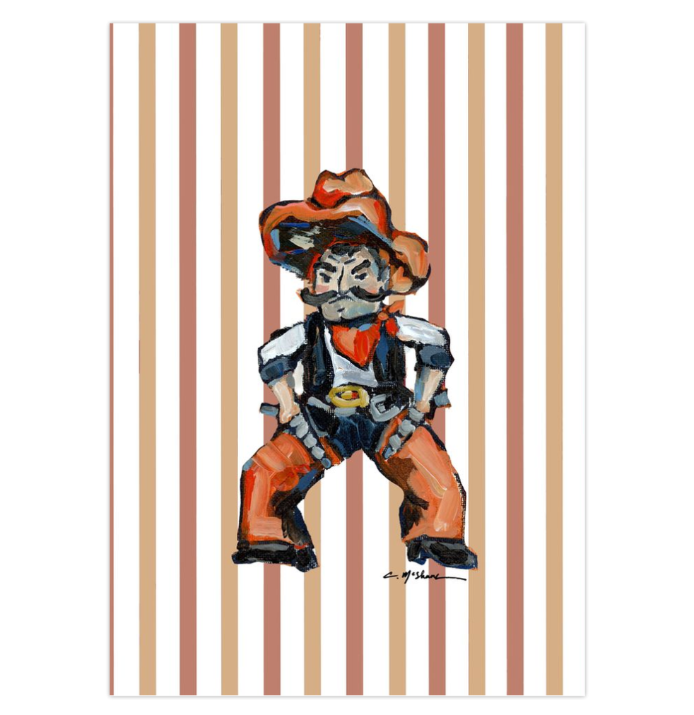 "Cowboy" framable card