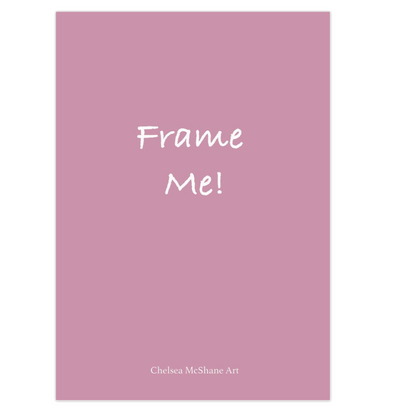 "Jay Girl" framable card