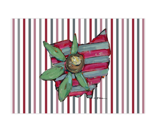 "Buckeyes" framable card