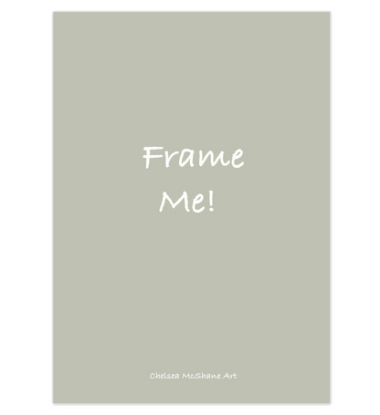 "Trust Him" framable card