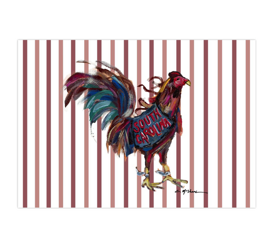 "South Carolina" framable card