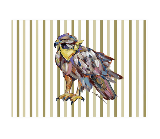 "Golden Eagle" framable card