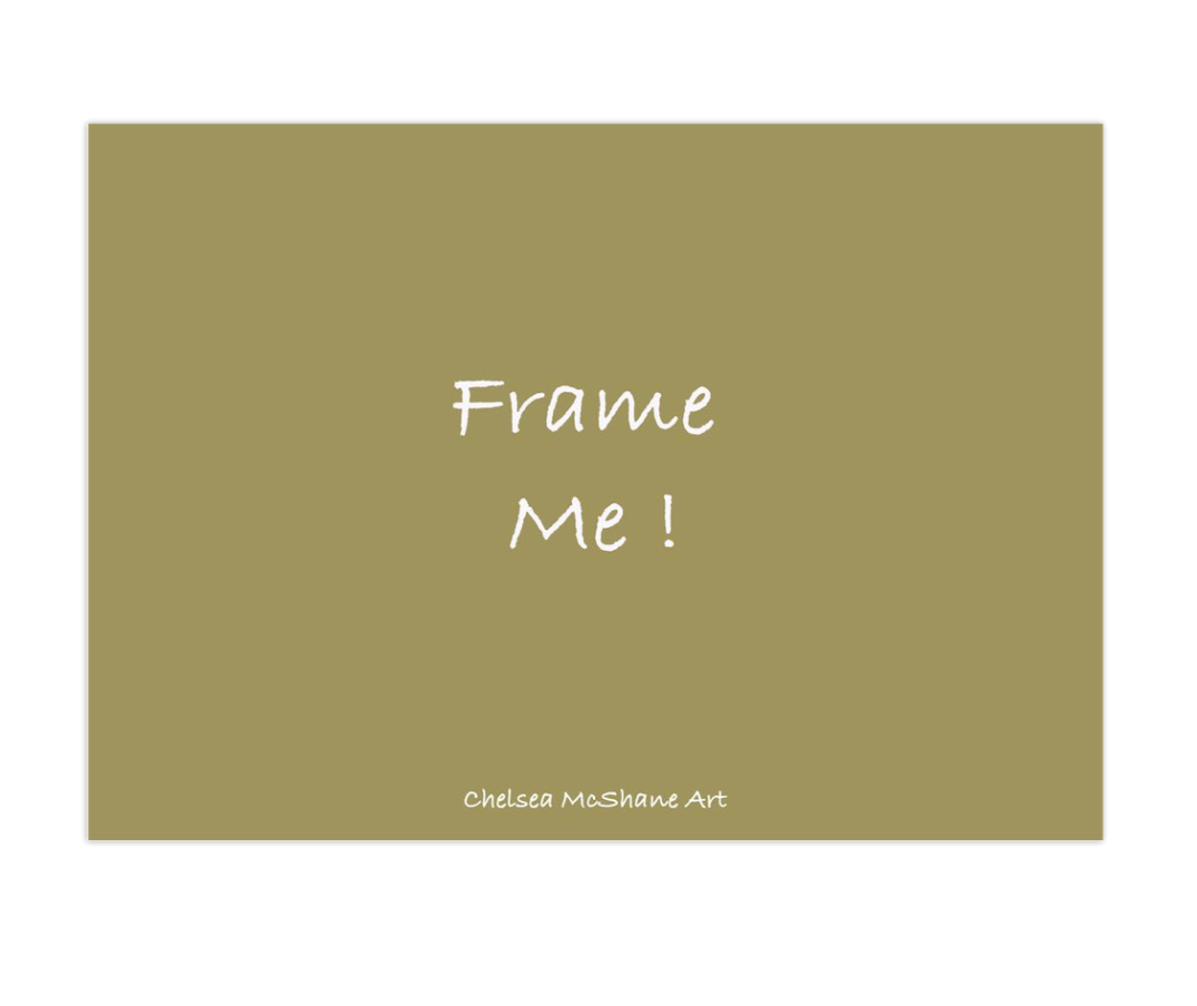 "Golden Eagle" framable card