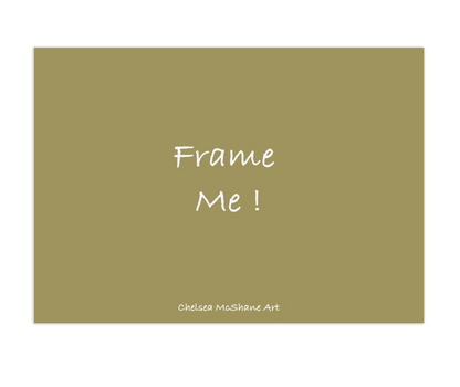 "Golden Eagle" framable card