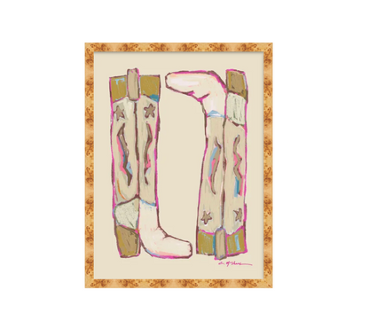 "Cowgirl Up" on paper