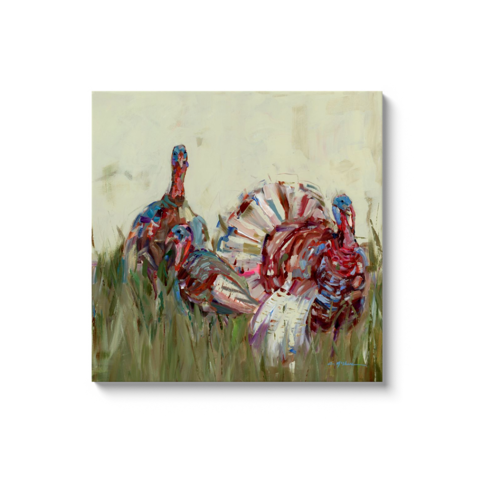 "Turkey Trot" on canvas