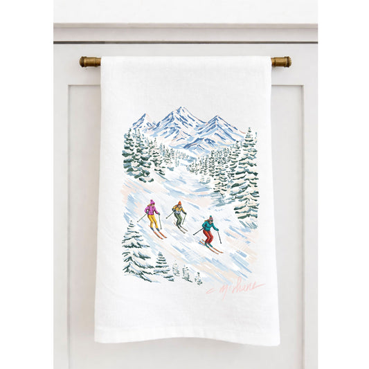 "The Slopes" Tea Towel