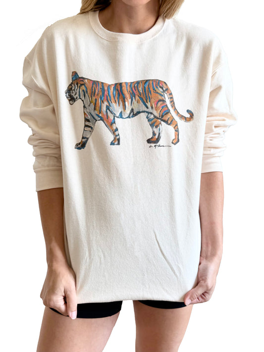 "Tiger Blues Standing" Sweatie