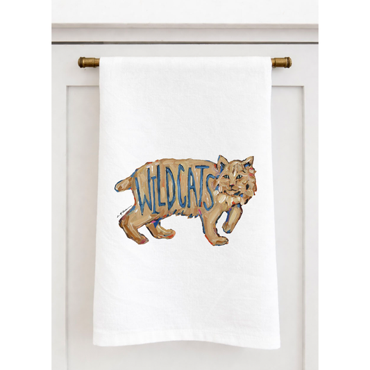"Wildcats" Tea Towel