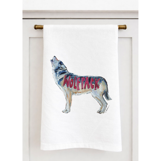 "Wolfpack" Tea Towel
