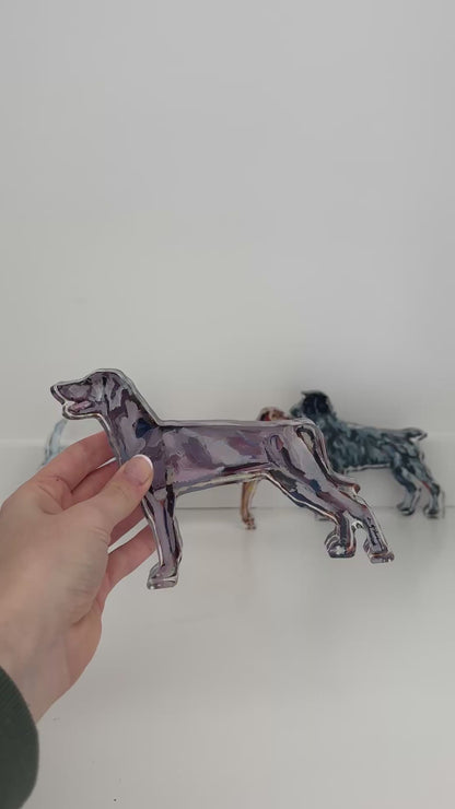 "Weimaraner" acrylic