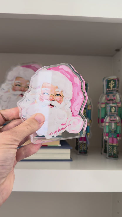 Santa Baby Acrylic Tabletop Art | Christmas Display