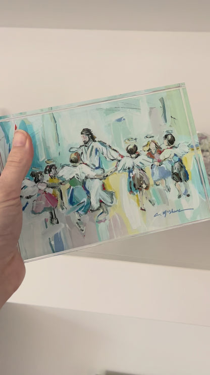 "Dancing with Jesus" acrylic block