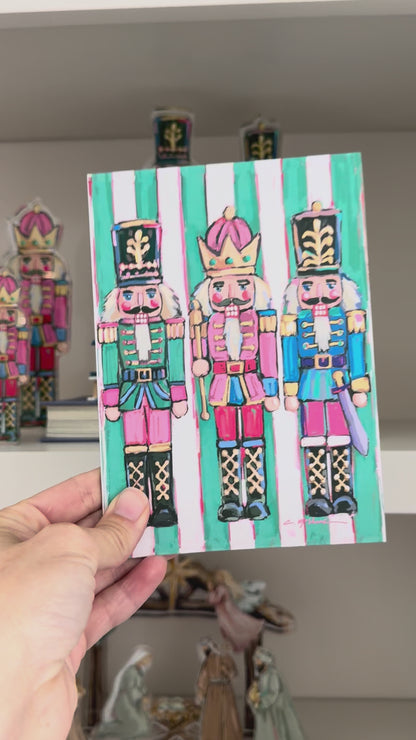 Nutcracker Christmas Framable Card