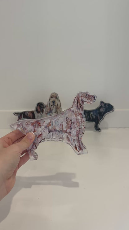 "English Setter Light" acrylic