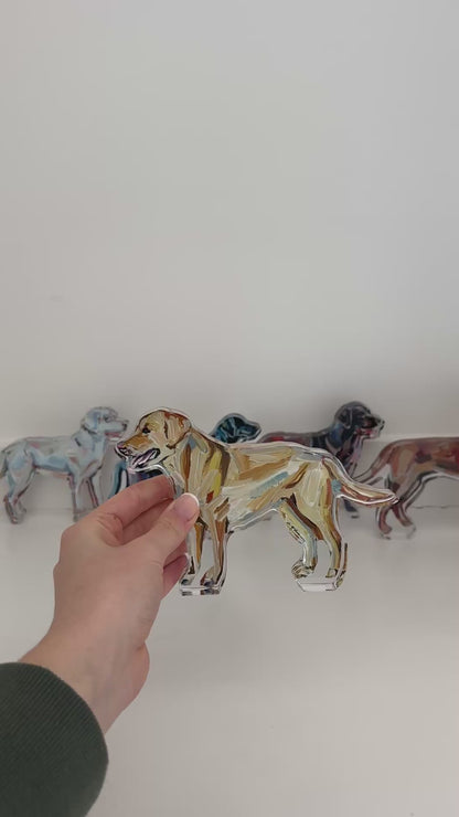 "Lab Yellow" acrylic