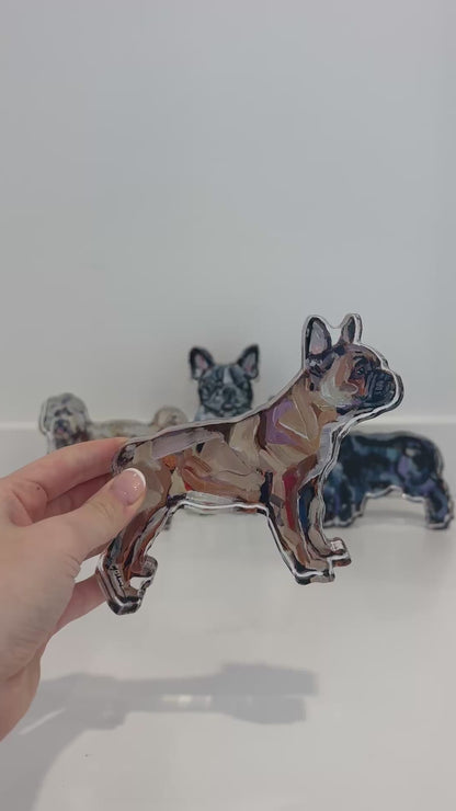 "Frenchie Blonde" acrylic