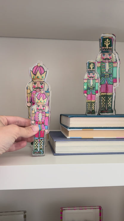 Nutcracker Acrylic Tabletop Art | Christmas Display