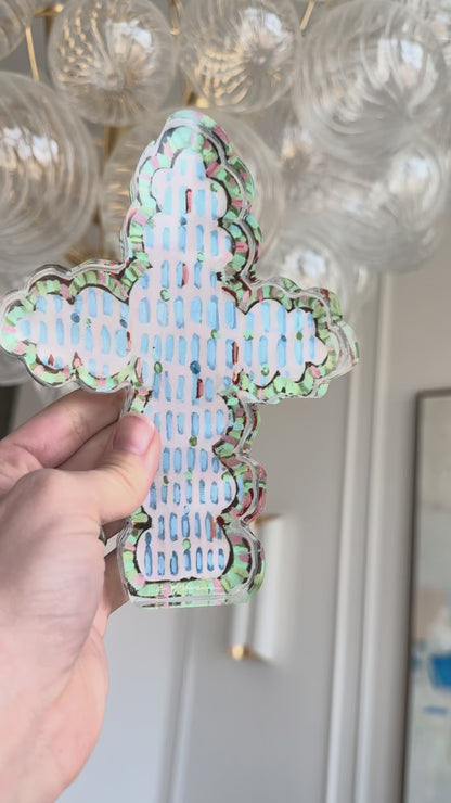 "Faithful Cross I " acrylic