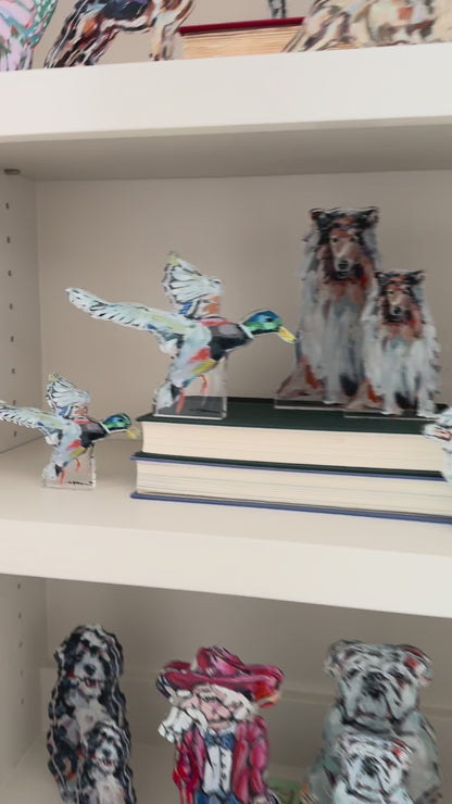 "Take Flight" mallard acrylic