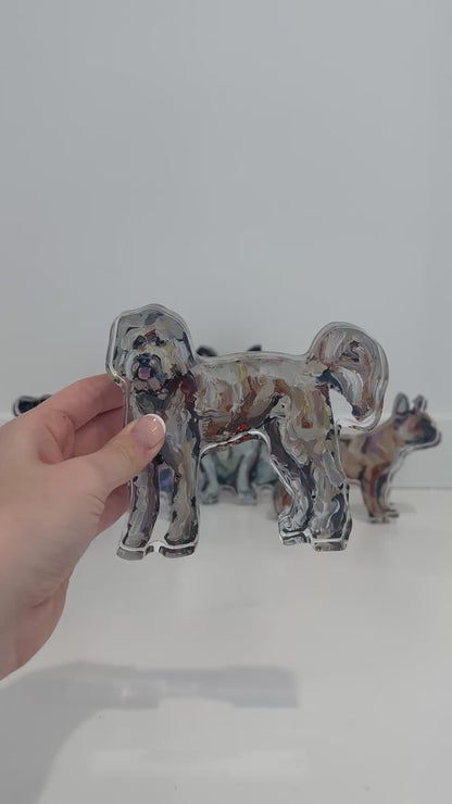 "Doodle Love" acrylic