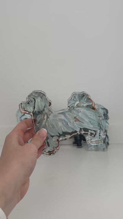 "Maltese Short Haired" acrylic