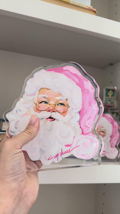 Santa Baby Acrylic Tabletop Art | Christmas Display
