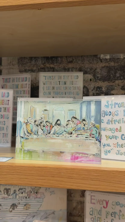Legacy Meal II Last Supper Acrylic Tabletop Art